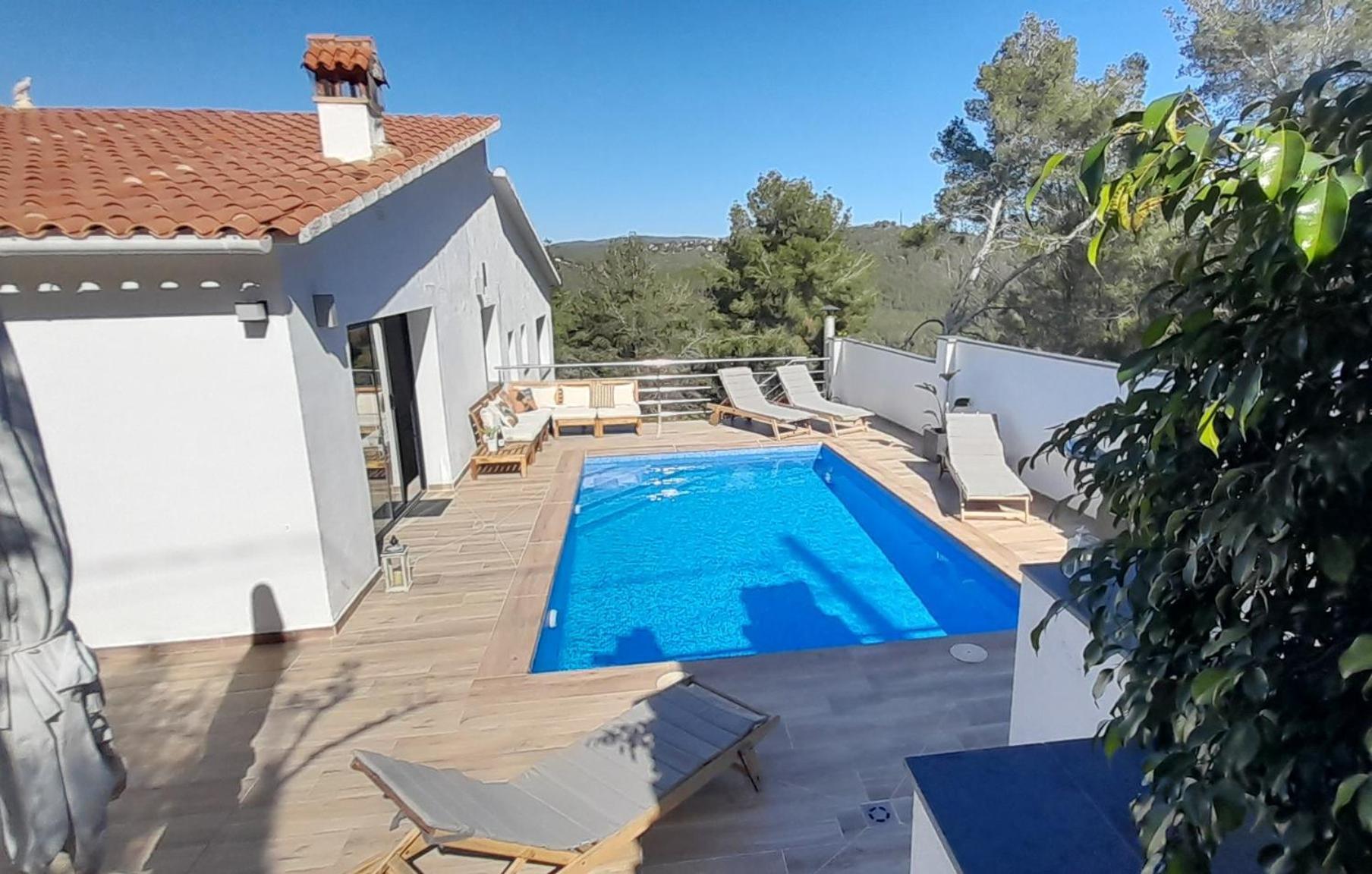 Villa Avril Piscina Privada Y Amplias Terrazas Olivella Exterior foto